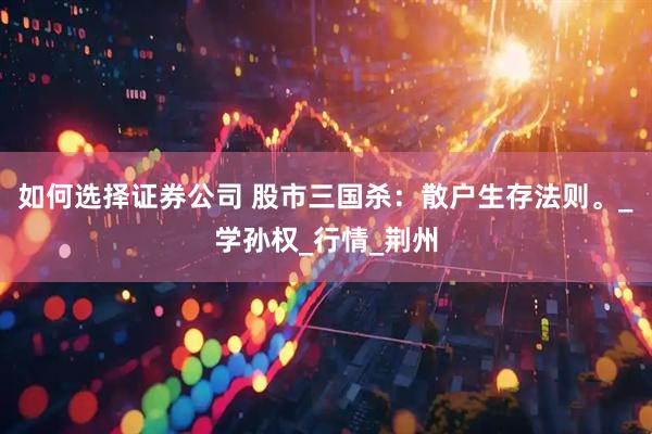如何选择证券公司 股市三国杀：散户生存法则。_学孙权_行情_荆州
