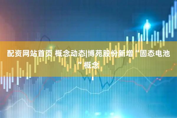 配资网站首页 概念动态|博苑股份新增“固态电池”概念